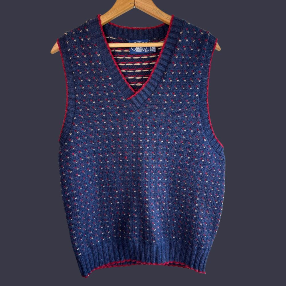 Classic Vintage 90s Boat House Row Sweater Vest